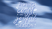 Snow Winter Greeting  Animation