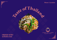 Taste of Thailand Postcard