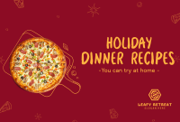 Holiday Pizza Special Pinterest Cover Image Preview