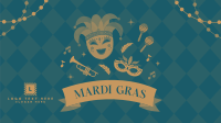 Mardi Gras Celebration Facebook Event Cover