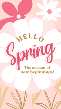 Spring Has Sprung Facebook Story Image Preview