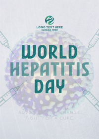 Minimalist Hepatitis Day Awareness Poster