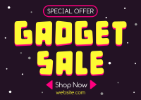 Gadget Sale Postcard