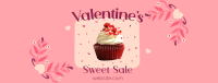 Valentines Cupcake Sale Facebook Cover Image Preview