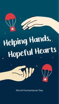 Helping Hands Humanitarian Day TikTok Video