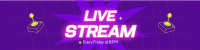 Live Stream  Twitch Banner