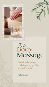 Luxe Body Massage Instagram Story