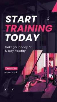 Today's Fitness Facebook Story Design