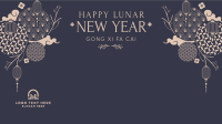 Beautiful Ornamental Lunar New Year Zoom Background