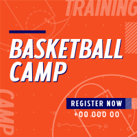 Basketball Sports Camp Instagram Post