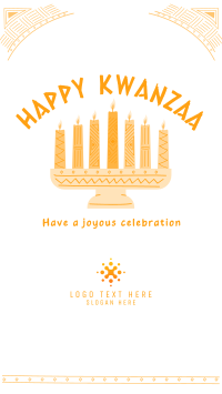 Kwanzaa Candles Facebook Story