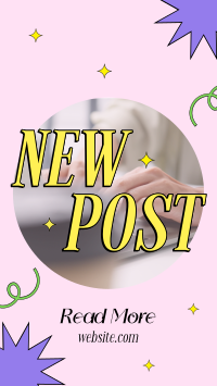 Pastel Blog Post TikTok Video