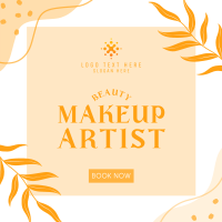 Book a Makeup Artist Instagram Post Design