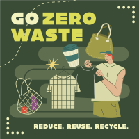 Practice Zero Waste Instagram Post Image Preview