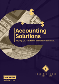 Accounting Solution Poster