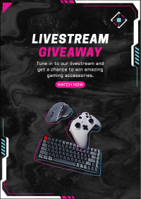 Livestream Giveaway Poster