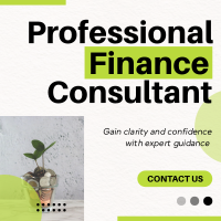 Modern Professional Finance Consultant Agency Instagram Post