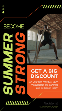 Summer Fitness Promo TikTok Video