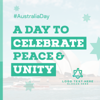 Celebrate Australian Day Linkedin Post Design