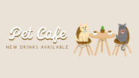 Pet Cafe Free Drink Facebook Event Cover