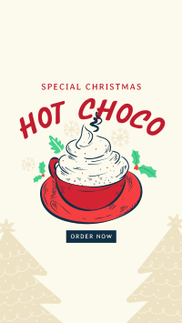 Christmas Hot Choco Facebook Story