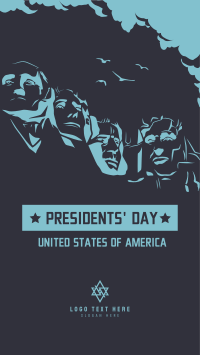 Mt. Rushmore Presidents' Day Facebook Story