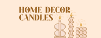 Decorative Candle Decors Facebook Cover Image Preview