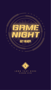 Futuristic Game Night Instagram Story