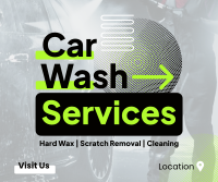 Unique Car Wash Service Facebook Post