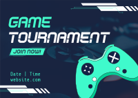 Game Tournament Postcard