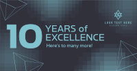 Geo Pixel Anniversary Facebook Ad