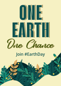 One Earth One Chance Celebrate Flyer