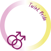 Gradient Twink Pride Flag Facebook Profile Picture