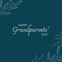 Happy Grandparents' Day Floral Instagram Post Image Preview