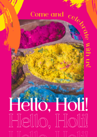 Hello Holi Poster