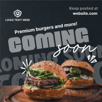 Burgers & More Coming Soon Linkedin Post