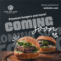 Burgers & More Coming Soon Linkedin Post