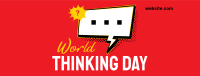 Comic Thinking Day Facebook Cover Image Preview