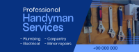 Modern Handyman Service Facebook Cover