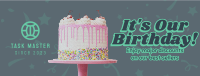 It's Our Birthday Doodles Facebook Cover Image Preview