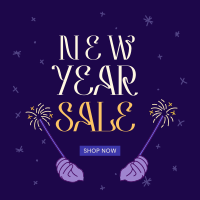 NY Sparklers Sale Instagram Post Design