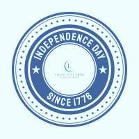 4th of July Badge Linkedin Post Design