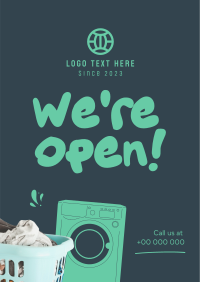 Laundry Opening Poster