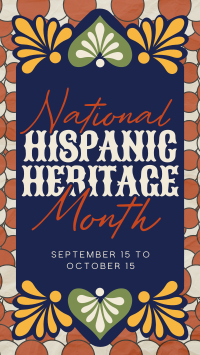 Talavera Hispanic Heritage Month Facebook Story