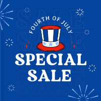 Quirky 4th of July Special Sale Instagram Post