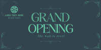 Elegant Grand Opening Twitter Post