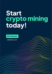 Crypto Mining Poster