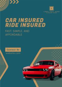 Insured Ride Poster