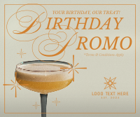 Rustic Birthday Promo Facebook Post