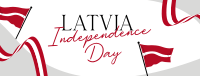 Latvia Independence Flag Facebook Cover